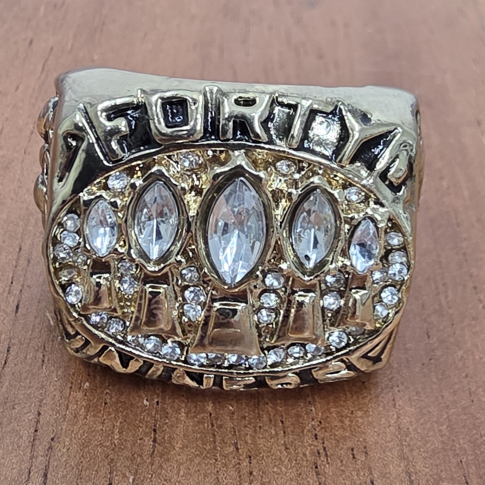 San Francisco 49ers Championship Ring Size 10‎ Superbowl 94 95 Gold